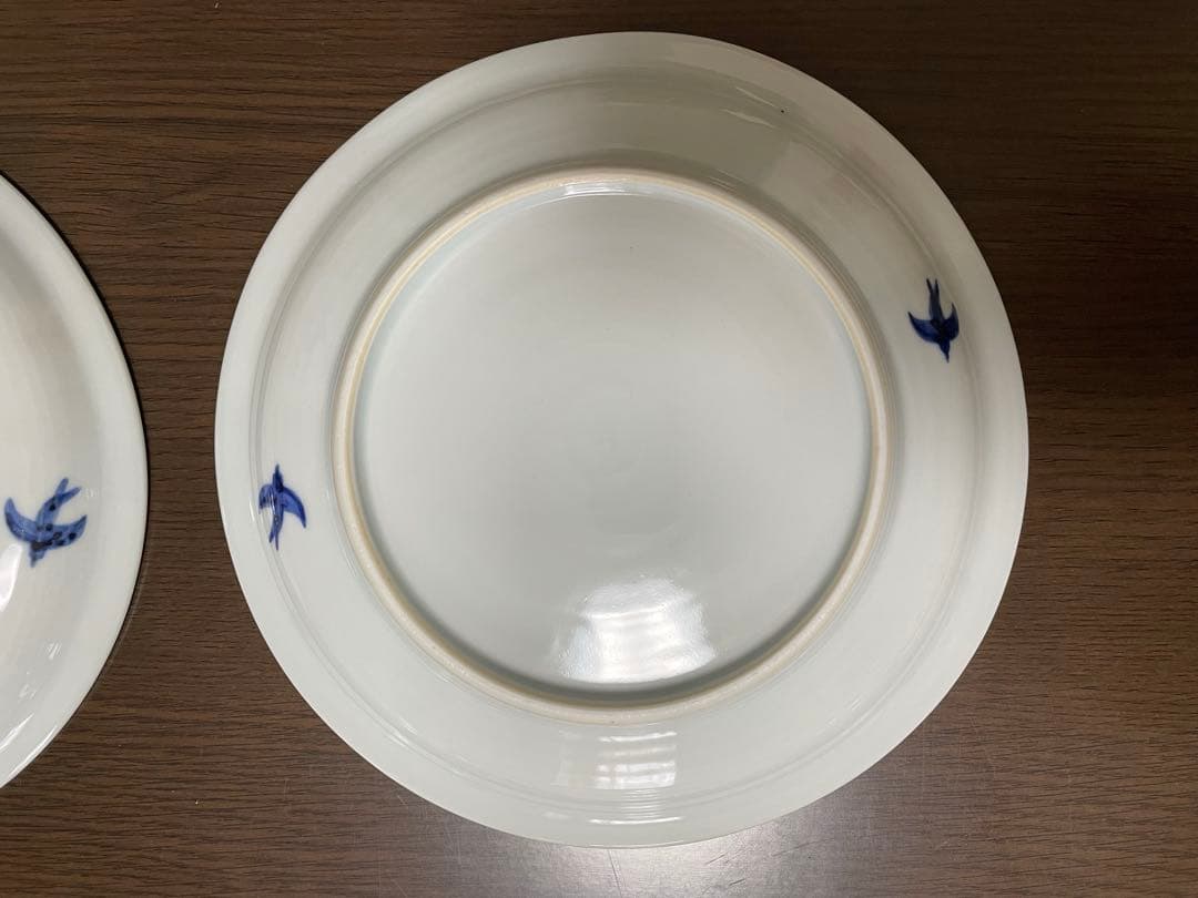 【日下華子】九谷焼 つばめ７寸皿