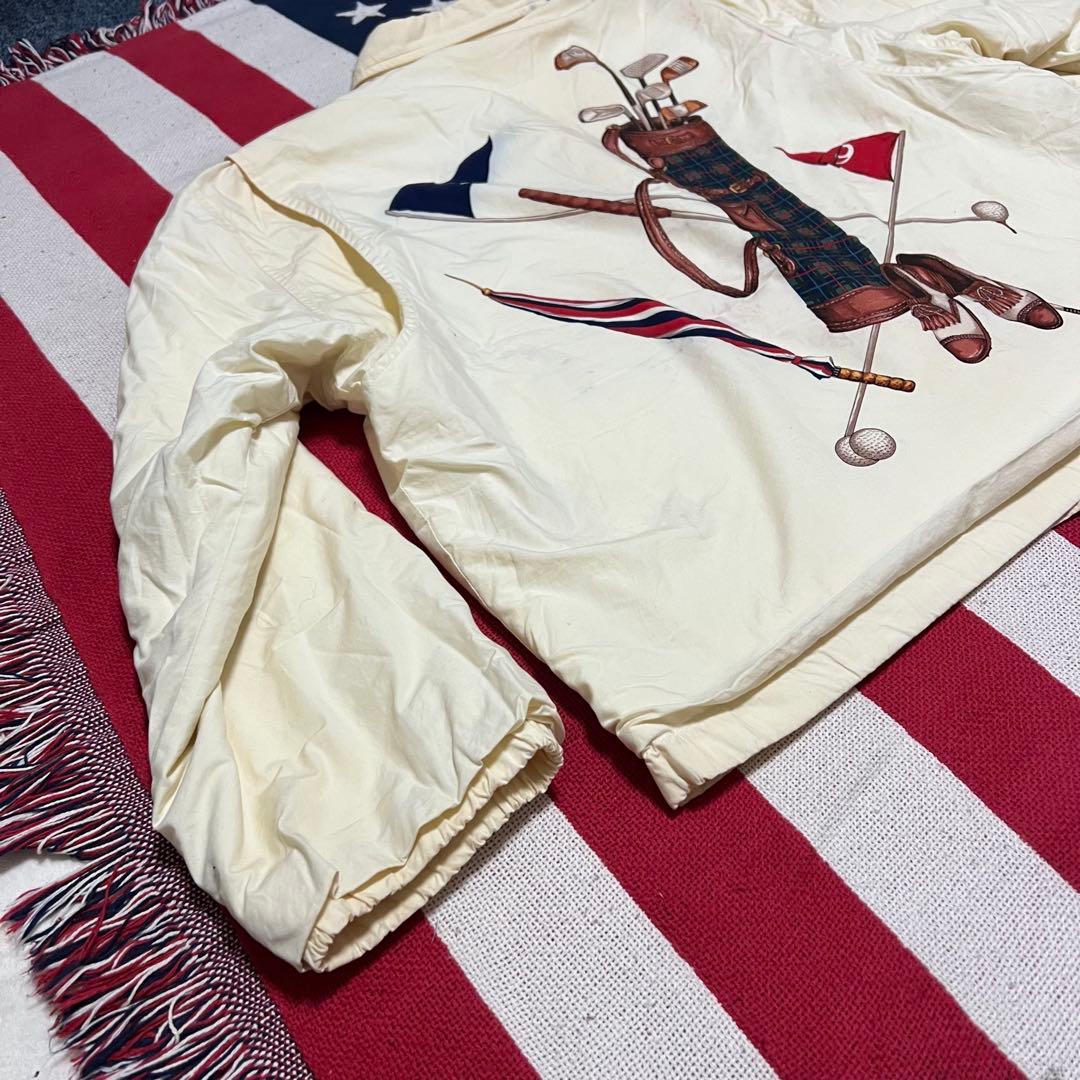 希少レア 90sラルフローレン ゴルフセット柄 スイングトップ アンチフリーズ