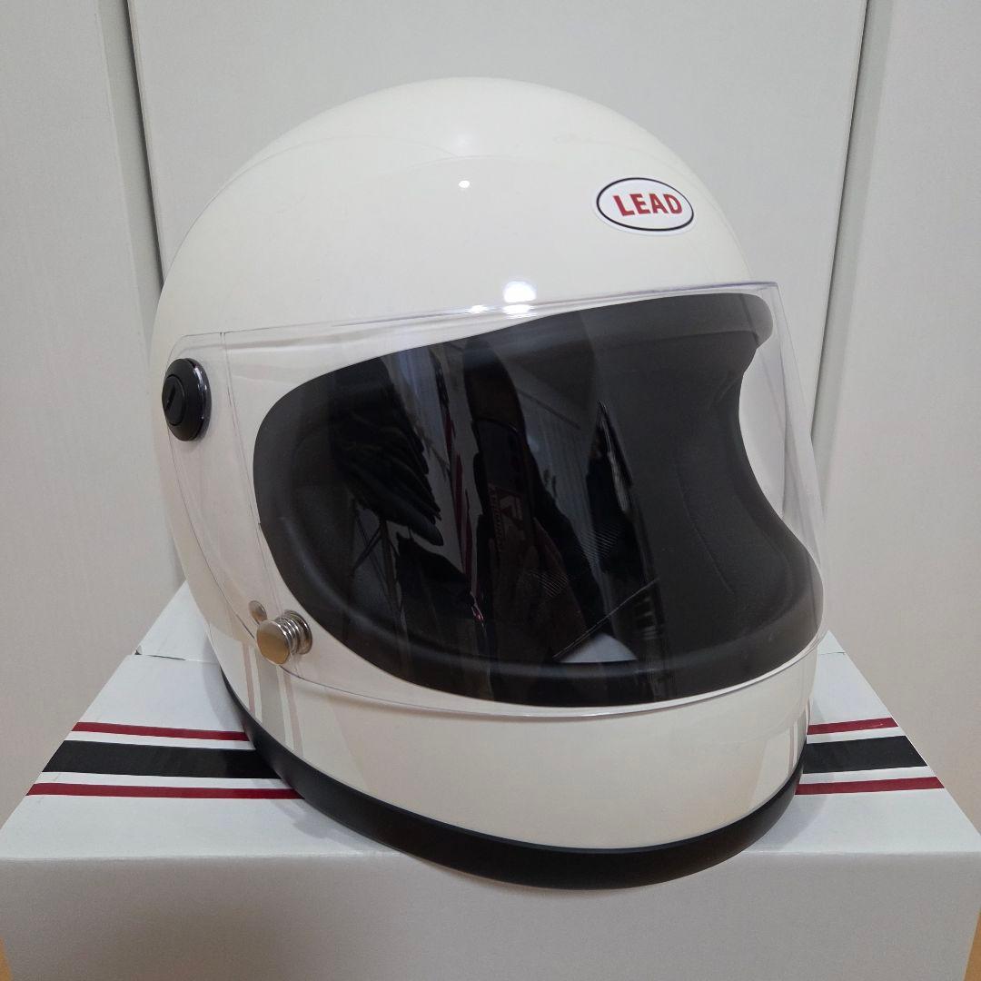 LEAD RX-100R リード工業 フルフェイス ヘルメット ホワイト