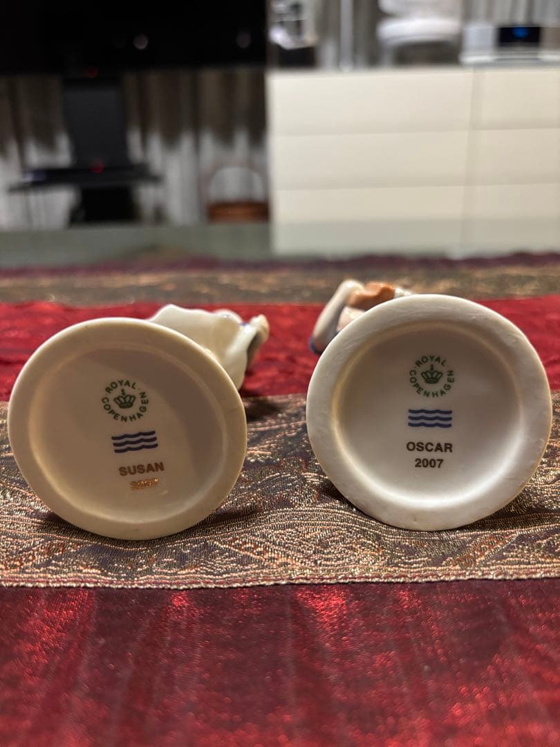 ロイヤルコペンハーゲン　2007年　フィギュリンセット　オスカー＆スーザン