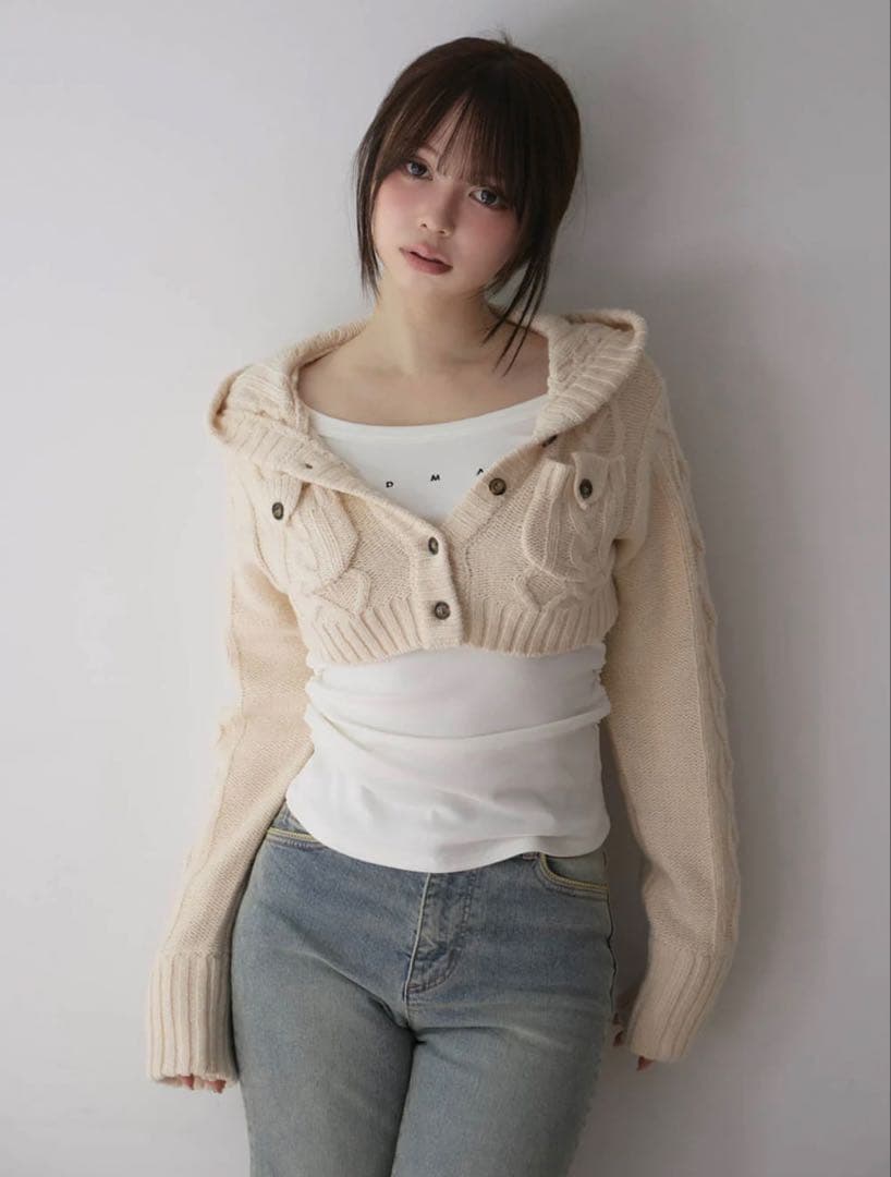 【♡商品】アンドマリー Mary logo cable knit set