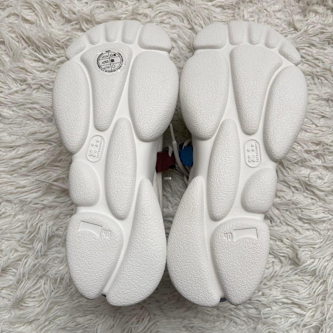 極美品　[カンペール] TWINS / レザースニーカー （ホワイト）40