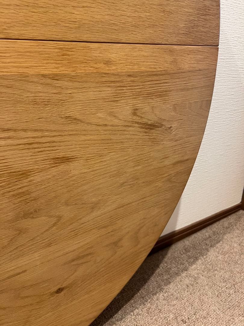 伸長式ダイニングテーブル folk ナチュラル