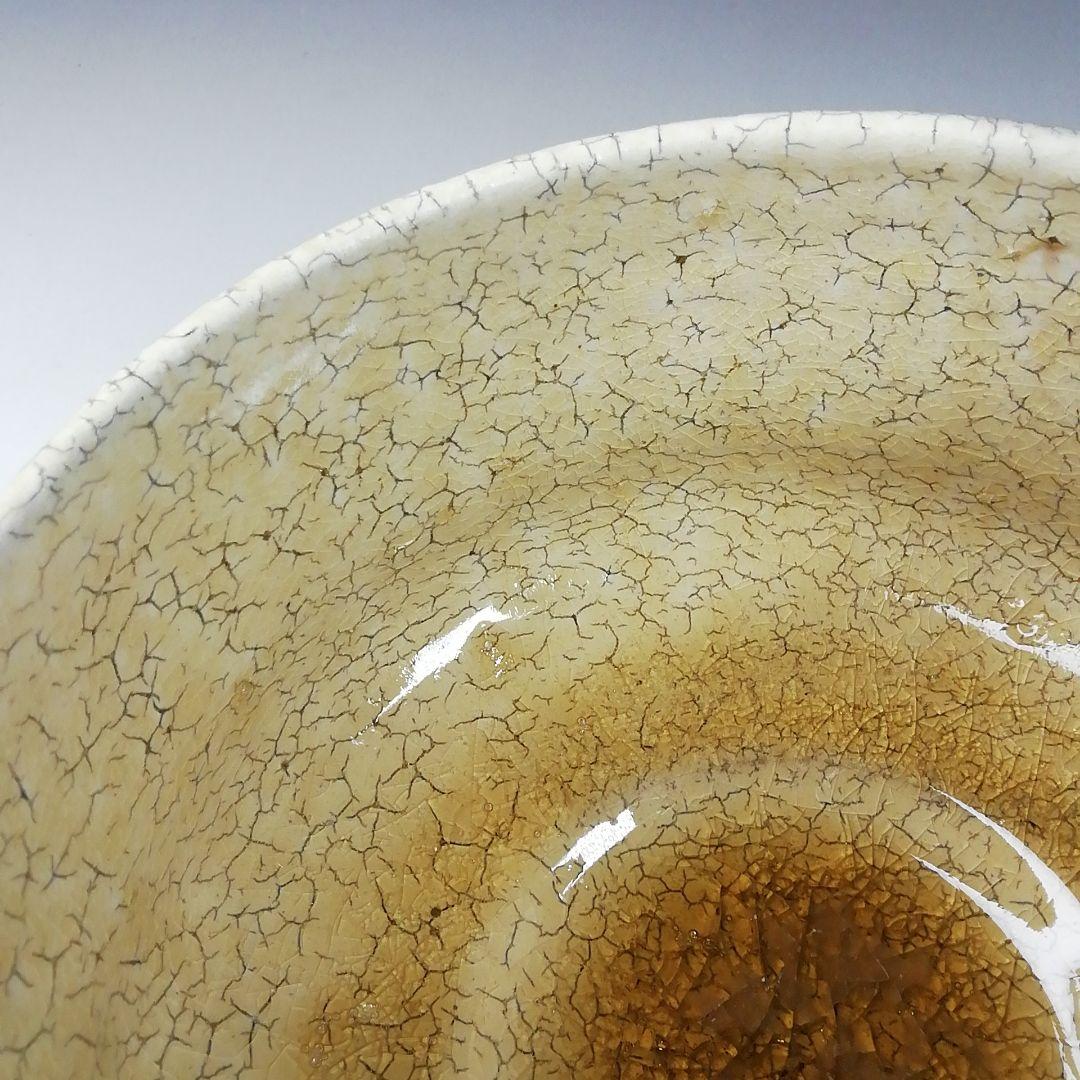 Ｔ１０３　茶碗　『因勅題　復刻　海上風静』『八王子窯　伊藤優』　共箱　茶道具