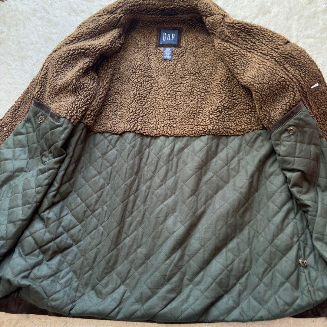 美品✨old gap リアルスウェード ジャケット レザー　Lサイブラウン