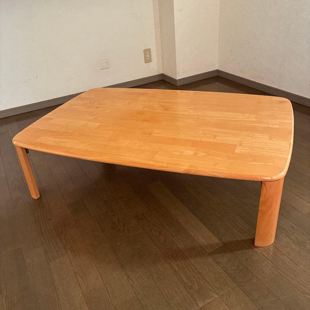 ナチュラルウッド 長方形 木製座卓