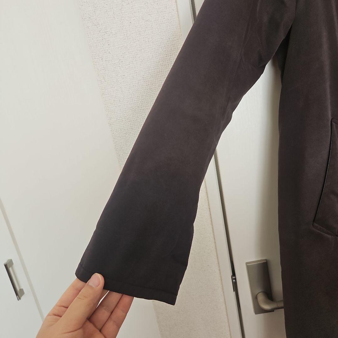 comoli 14aw タイロッケンコート フェード ナス紺