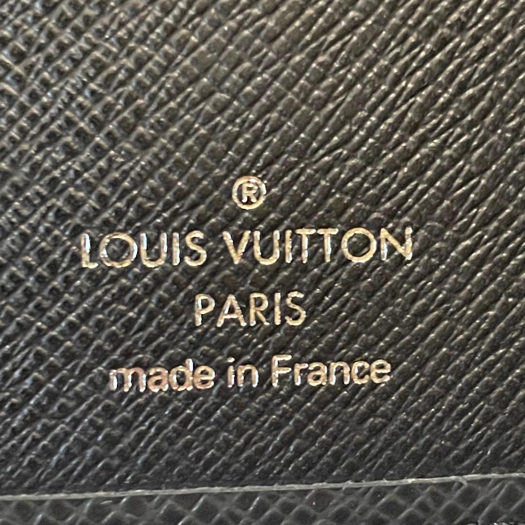 新品未使用✨ルイヴィトン 二つ折り財布 タイガ レザー ミルティプル ブラック