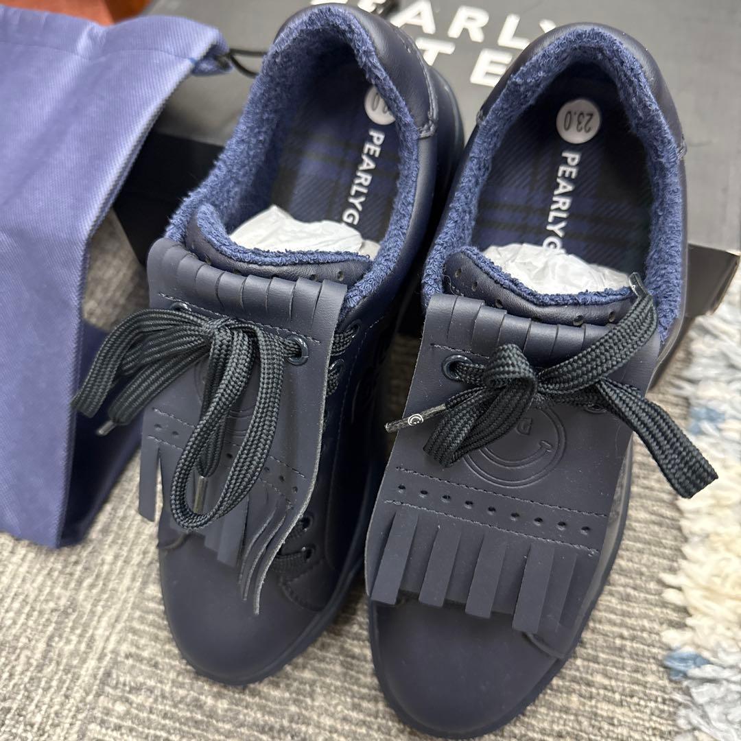 新品　パーリーゲイツ　ゴルフシューズ　23㌢