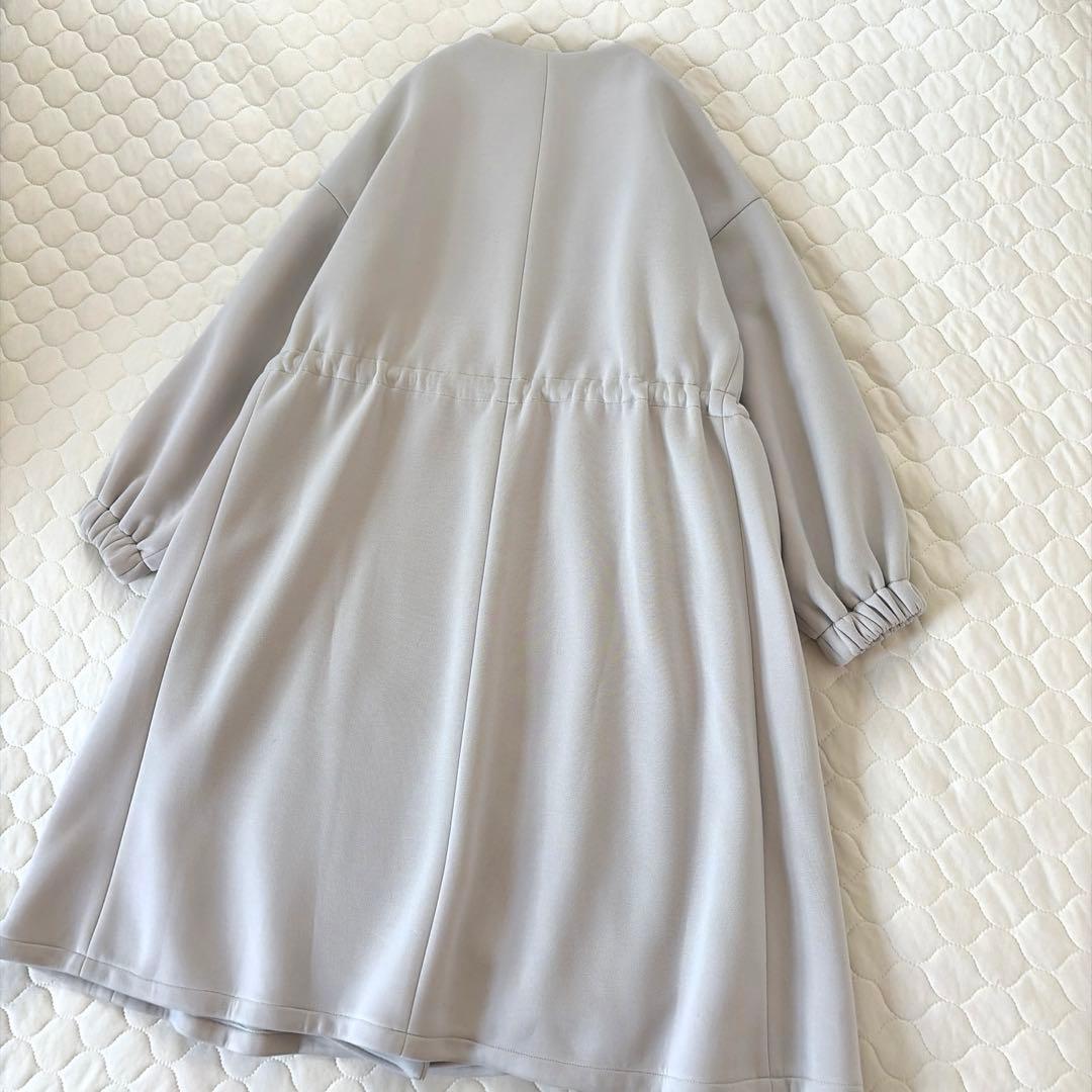 【24SS美品】BEARDSLEY ダンボールギャザーコート　ベージュ