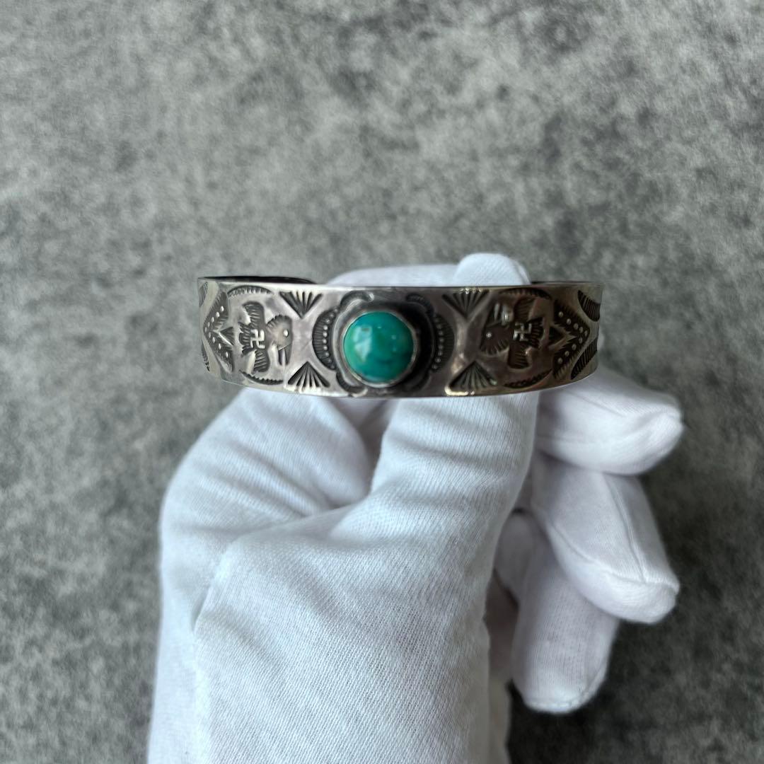 1920s-1940s NAVAJO バングル SILVER スワスティカ