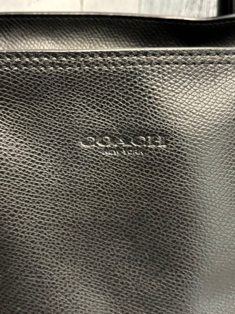 ● COACH コーチ　トートバッグ　レザー　ブラック
