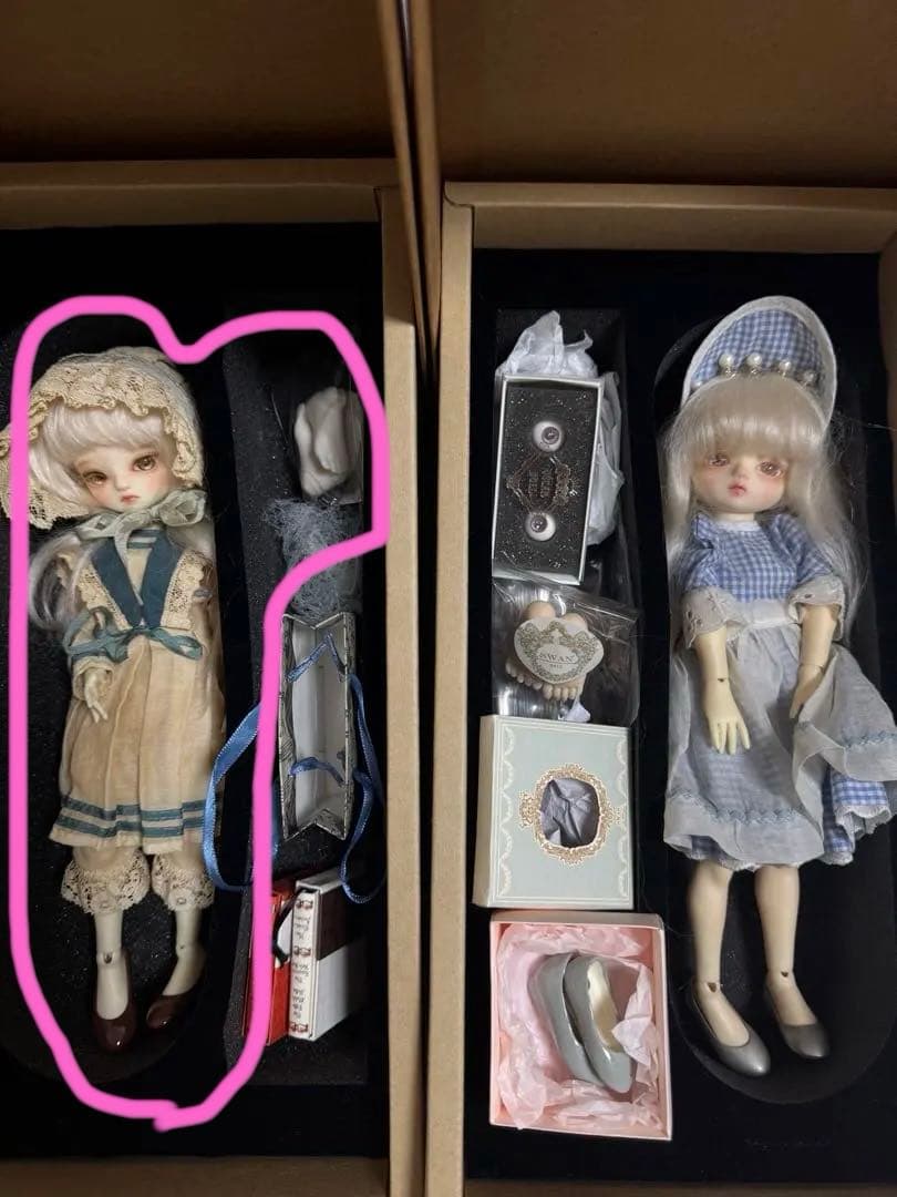 球体関節　ドール　1/6サイズ　ツイン　セット