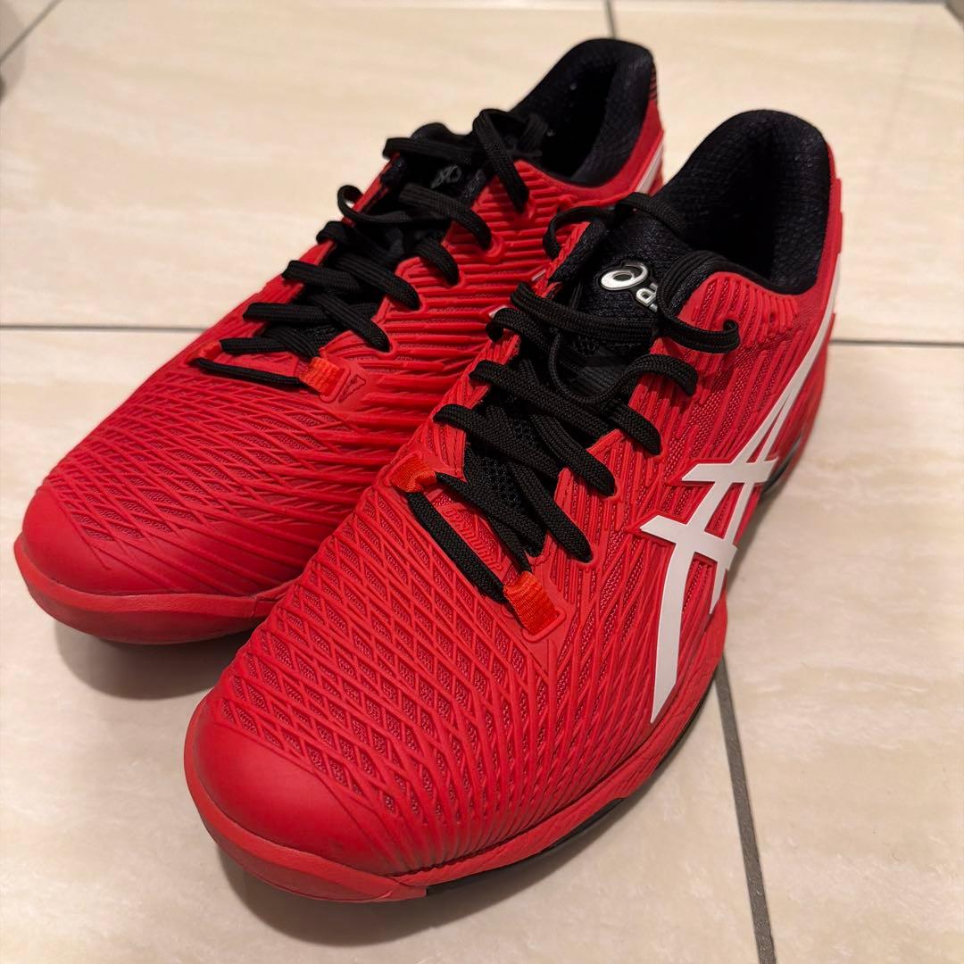 ASICS Solution Speed FF 2 レッド テニスシューズ