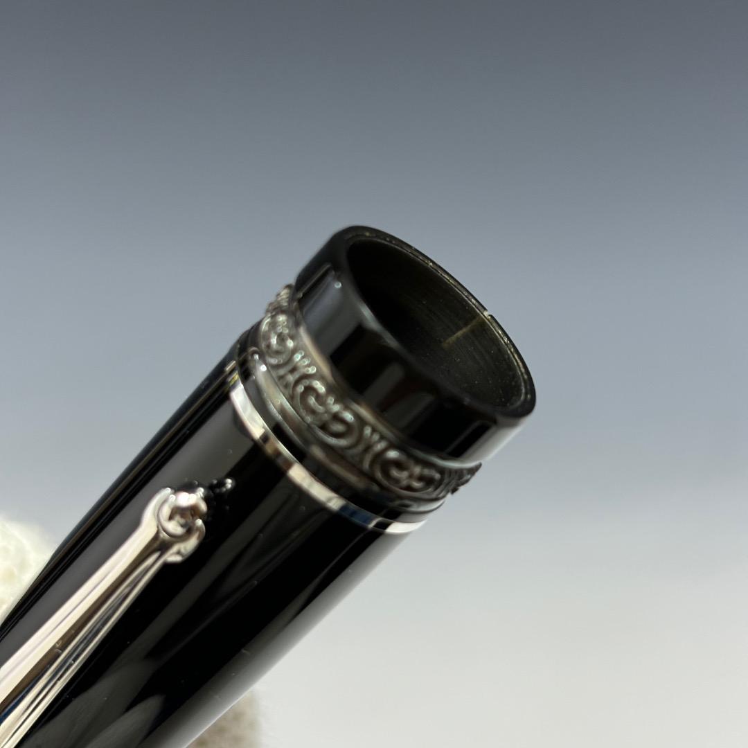 状態良【デルタ本物】万年筆/ドルチェヴィータ/ペン先K14/ブラック×オレンジ