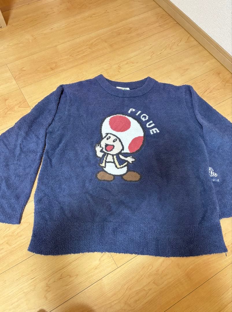 送料込　ジェラート ピケ　スーパーマリオ ピノキオジャガード上下セットレディース