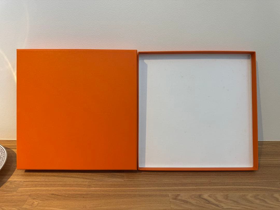 【希少】エルメス HERMES エーゲソレイユ お皿 サン・ルナのペアセット