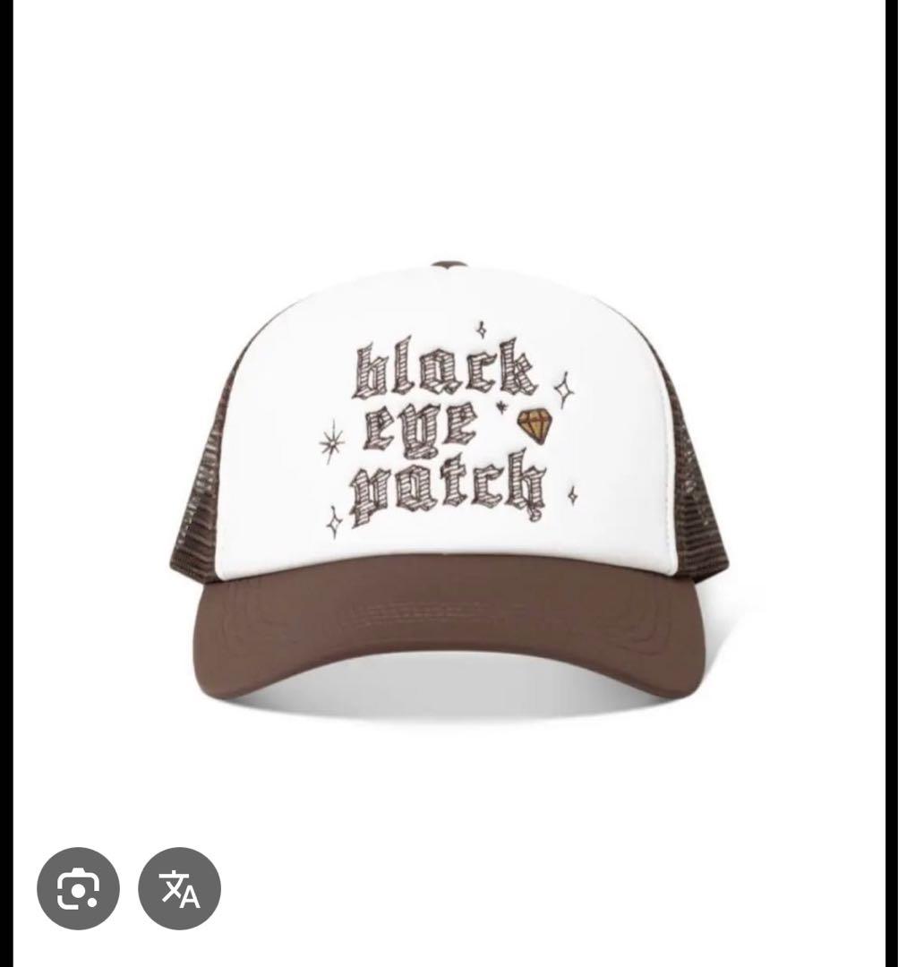 black eye patch トラッカーキャップ