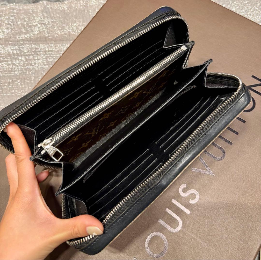 ルイヴィトン モノグラム マカサー ジッピーXL 長財布 クラッチバッグ