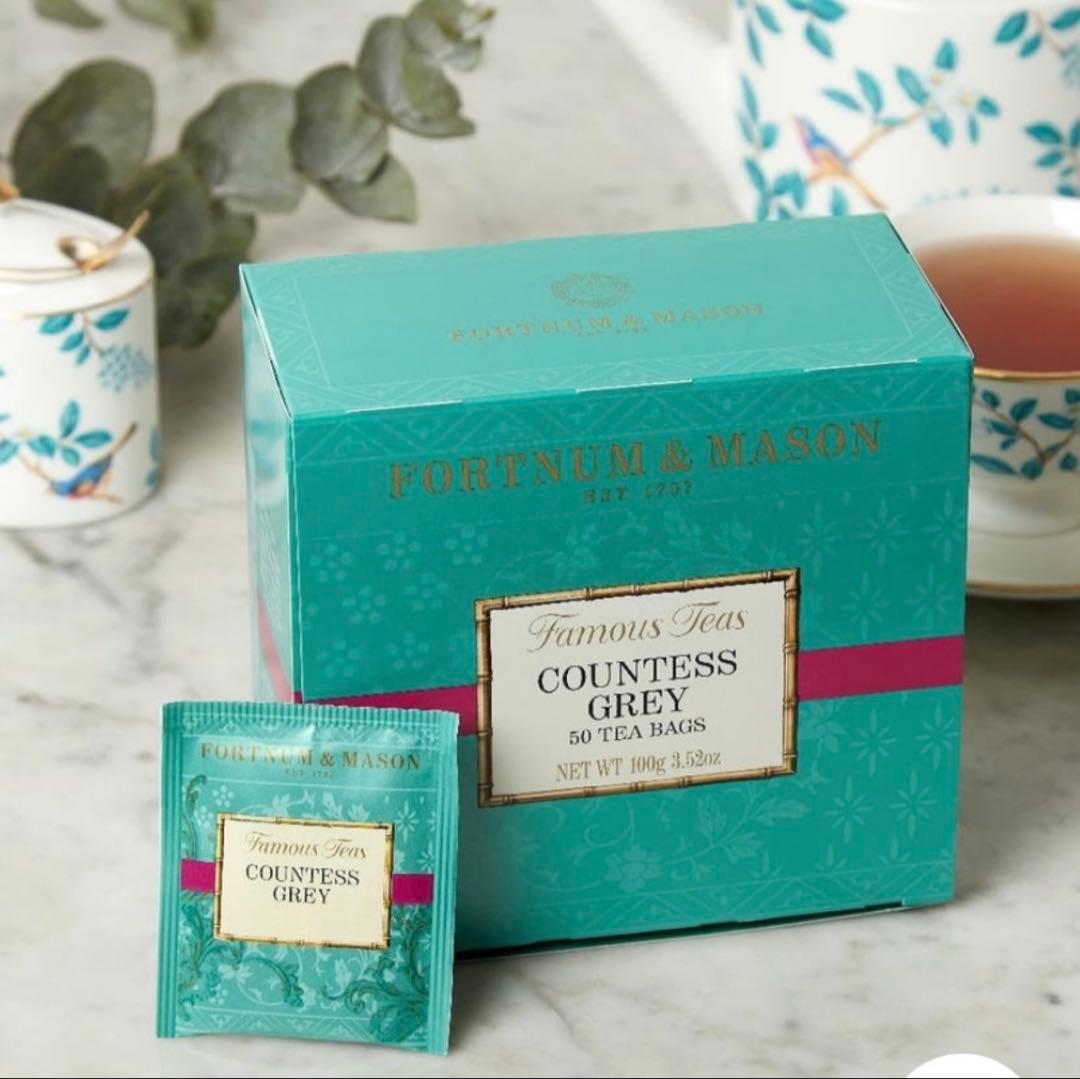 F＆M カウンテスグレー ティーバッグ 、トワイニングのアールグレイとチャイ