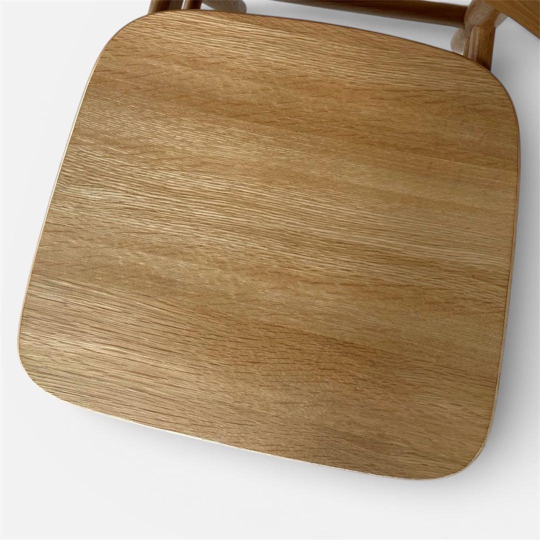 無印良品　MUJI　オーク材　ダイニングチェア　①