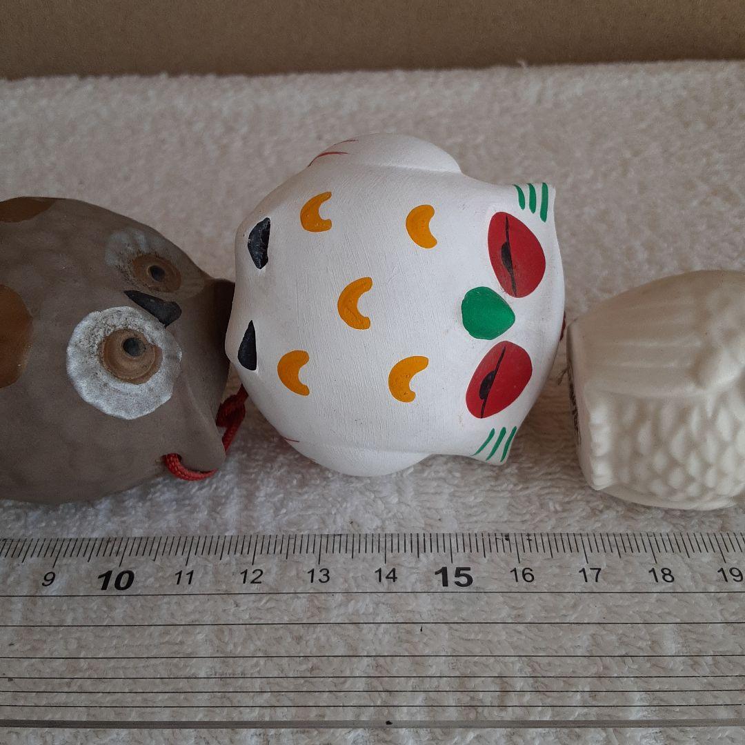 鈴　開運招福　邪気祓い　魔除け　フクロウ　ミミズク　置物　飾り　神様に呼びかける