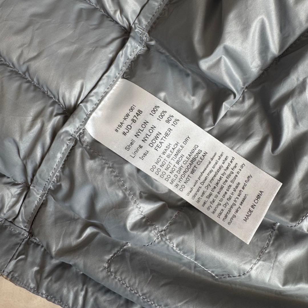 DANTON ダントン インナーダウン ダウンジャケット ベージュ 36
