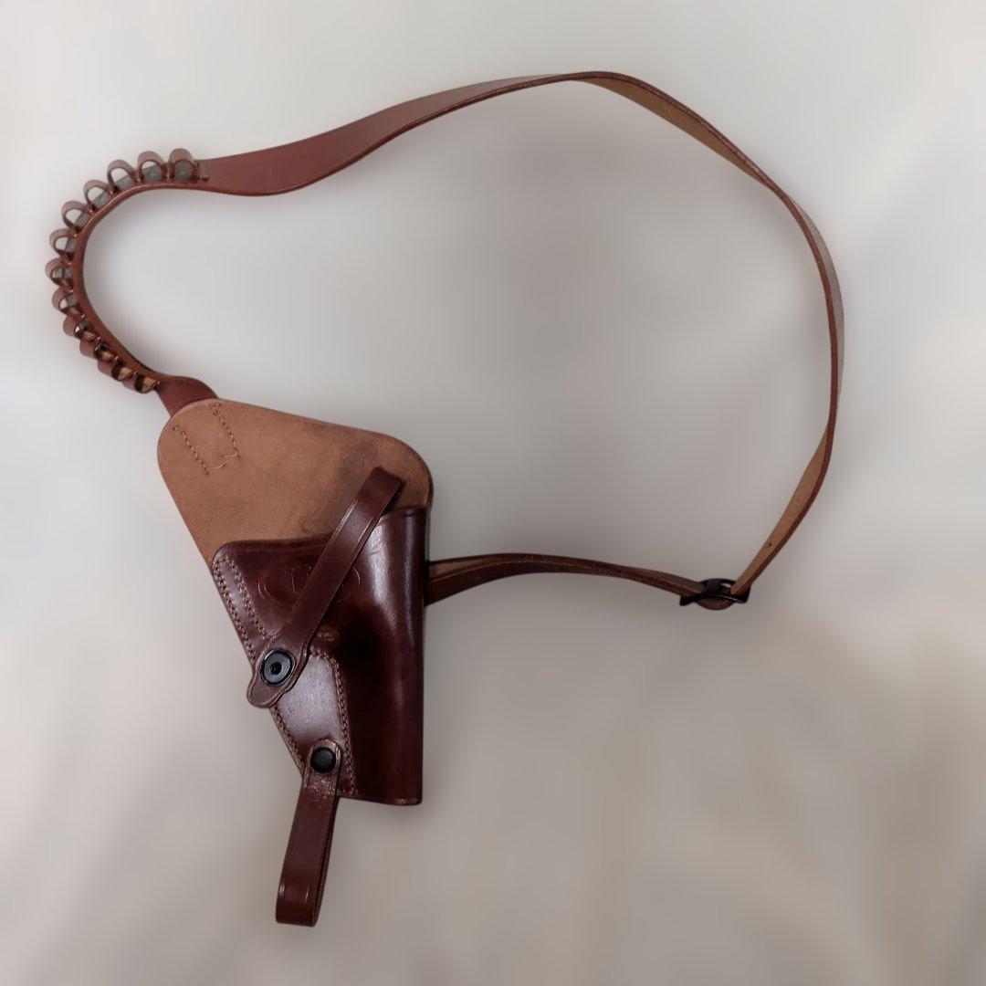 米軍MP装備 s＆w m10　ショルダーホルスター　本革レザー製