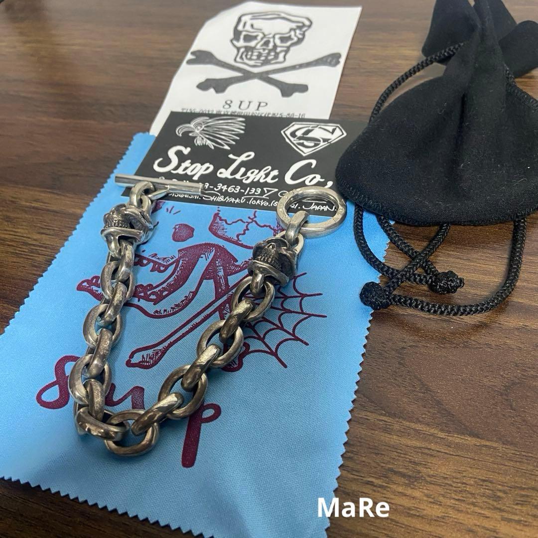 新品■STOPLIGHT ストップライト 2 Skull Bracelet