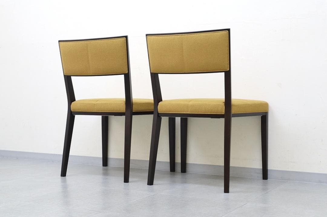 A②2脚セット 美品 TIME&STYLE ダイニングチェア 椅子 旭川家具