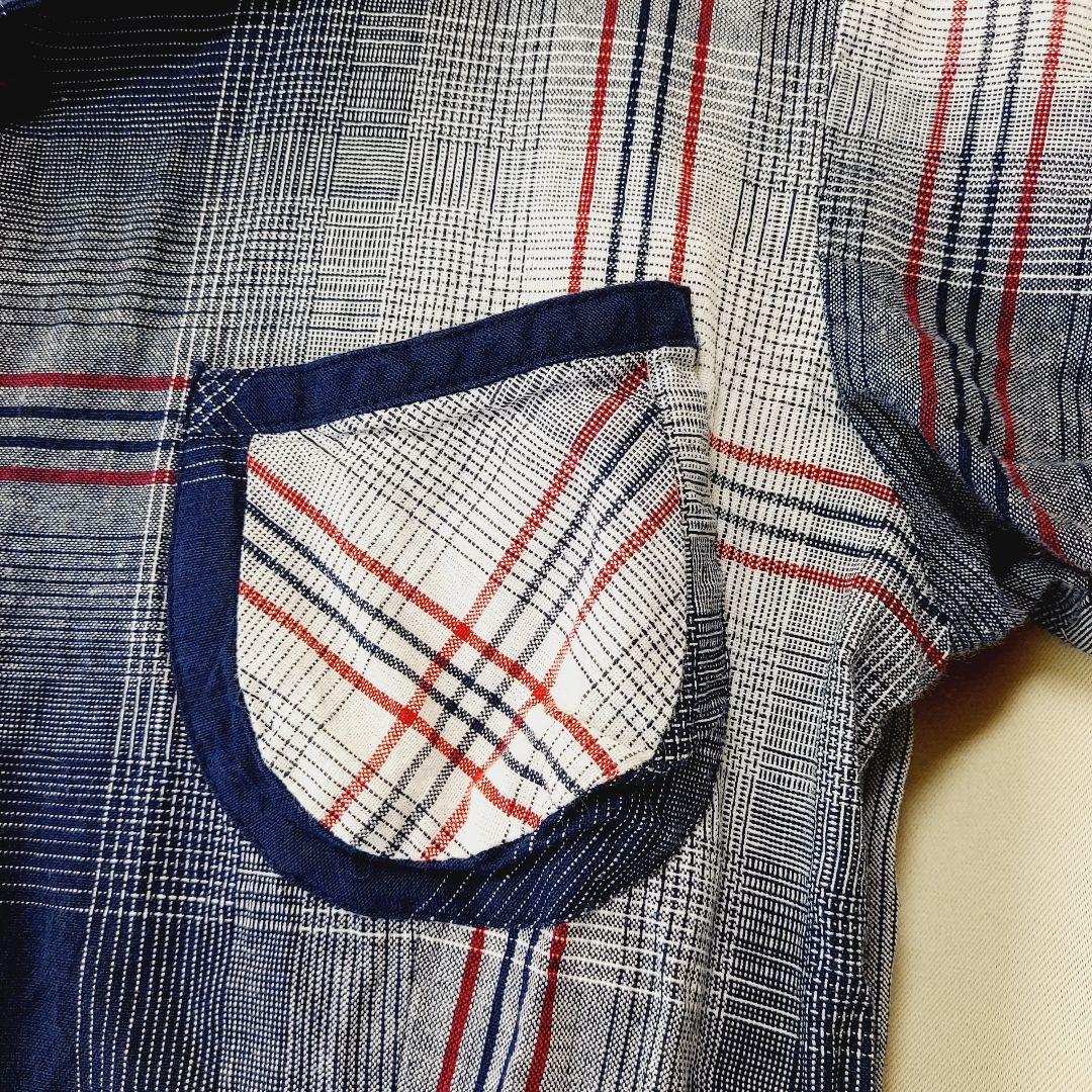 CLUTCH チェック 半袖シャツ 個性的 90'S ヴィンテージ レア Y2K