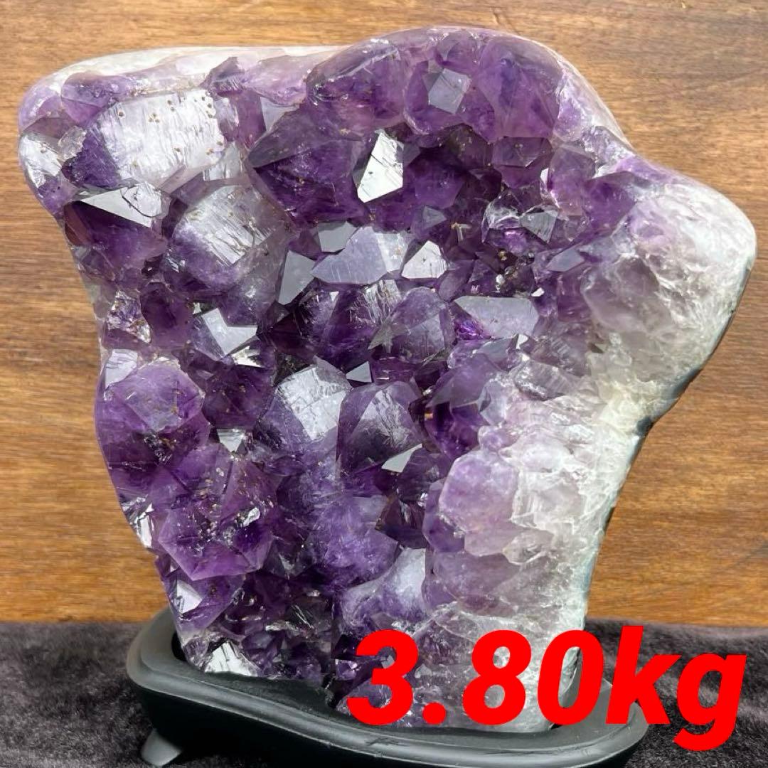 ✳️✨特大の美紫ハイパワー✨レインボー入 アメジストクラスター 天然石
