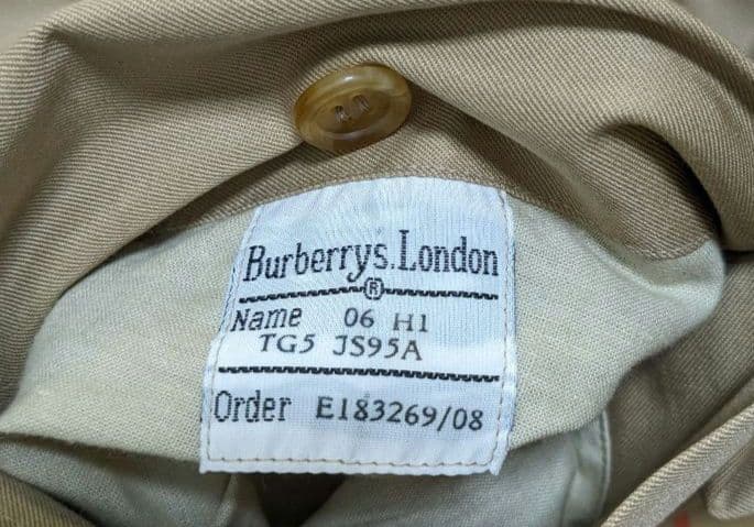 1980-90s ヴィンテージ バーバリー トレンチ コート