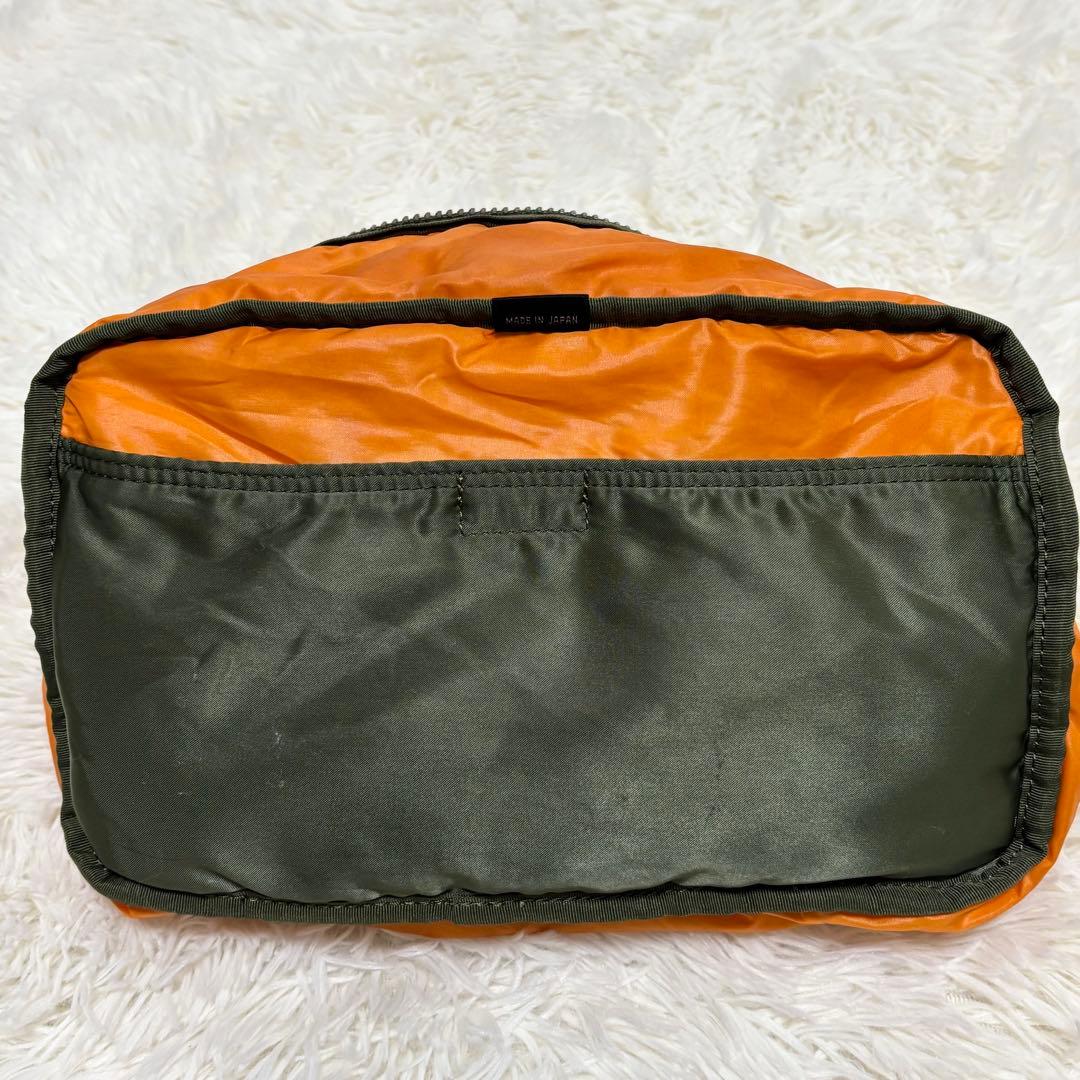 PORTER TANKER ボディバッグ　ウエストバッグ　カーキ