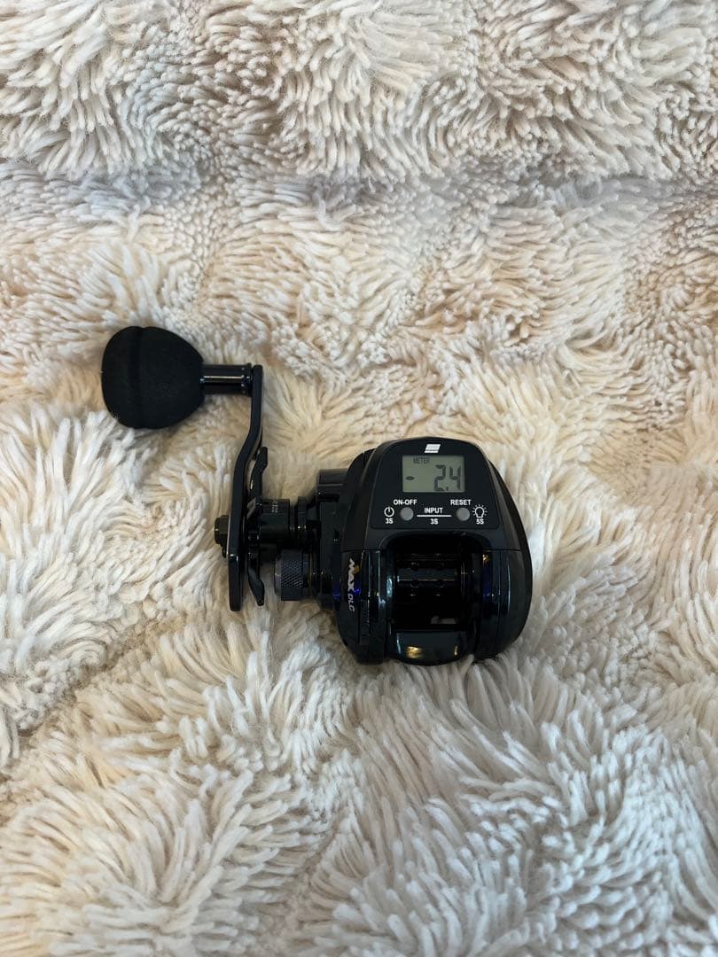 左巻き　カウンター付きリールセット【紅牙 ICS 103 MAX DLC】