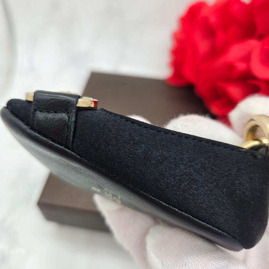 【希少】 GUCCI グッチ キーホルダー 靴 ホースビット パンプス ブラック