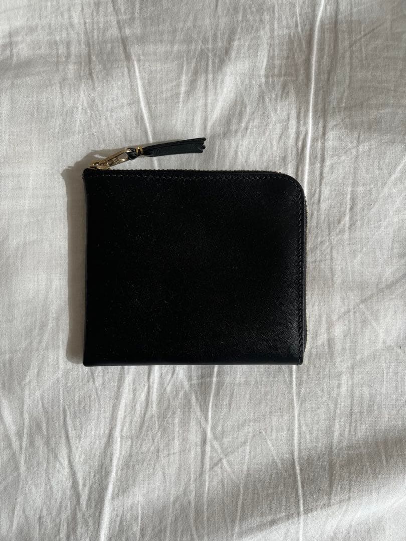 COMME des GARCONS L字型 ZIPウォレット ブラック