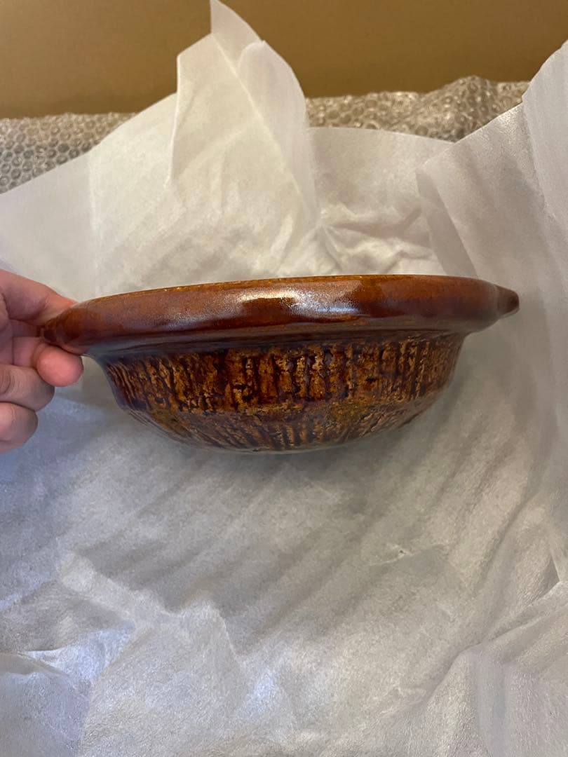 雲井釜　飴秞20cm陶器製土鍋