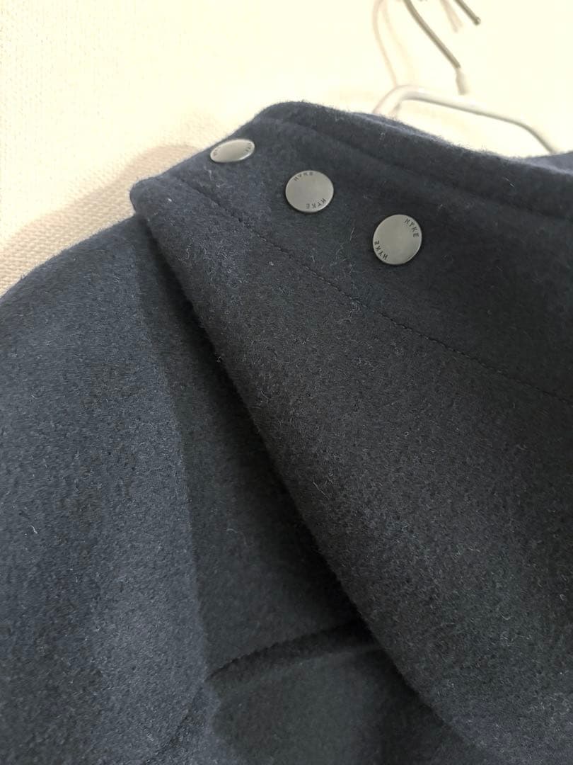 HYKE/ハイク　ダッフルコート　ネイビー　size1