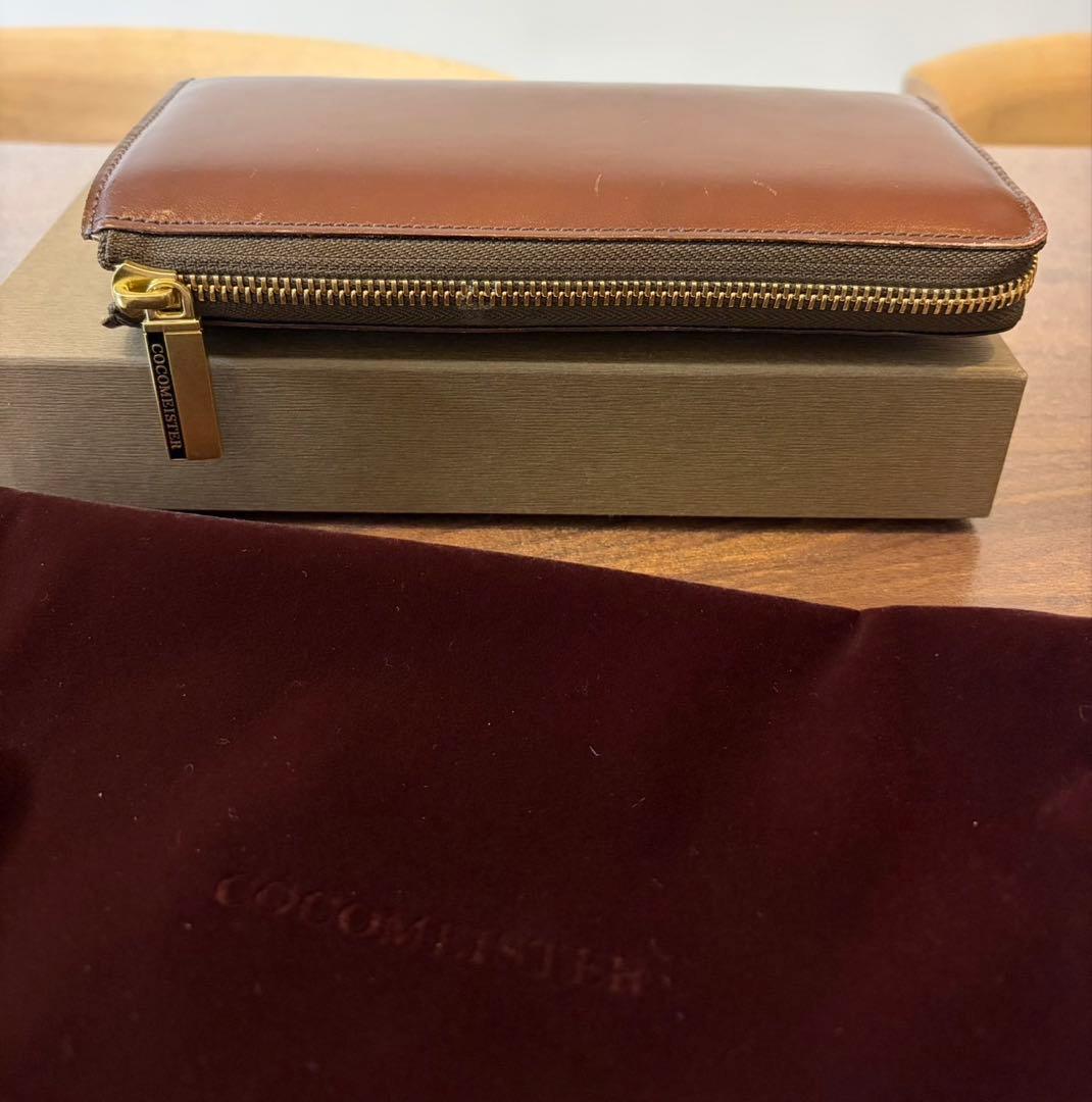 ココマイスター　コードバンクルー　レッドブロンズ限定色　長財布