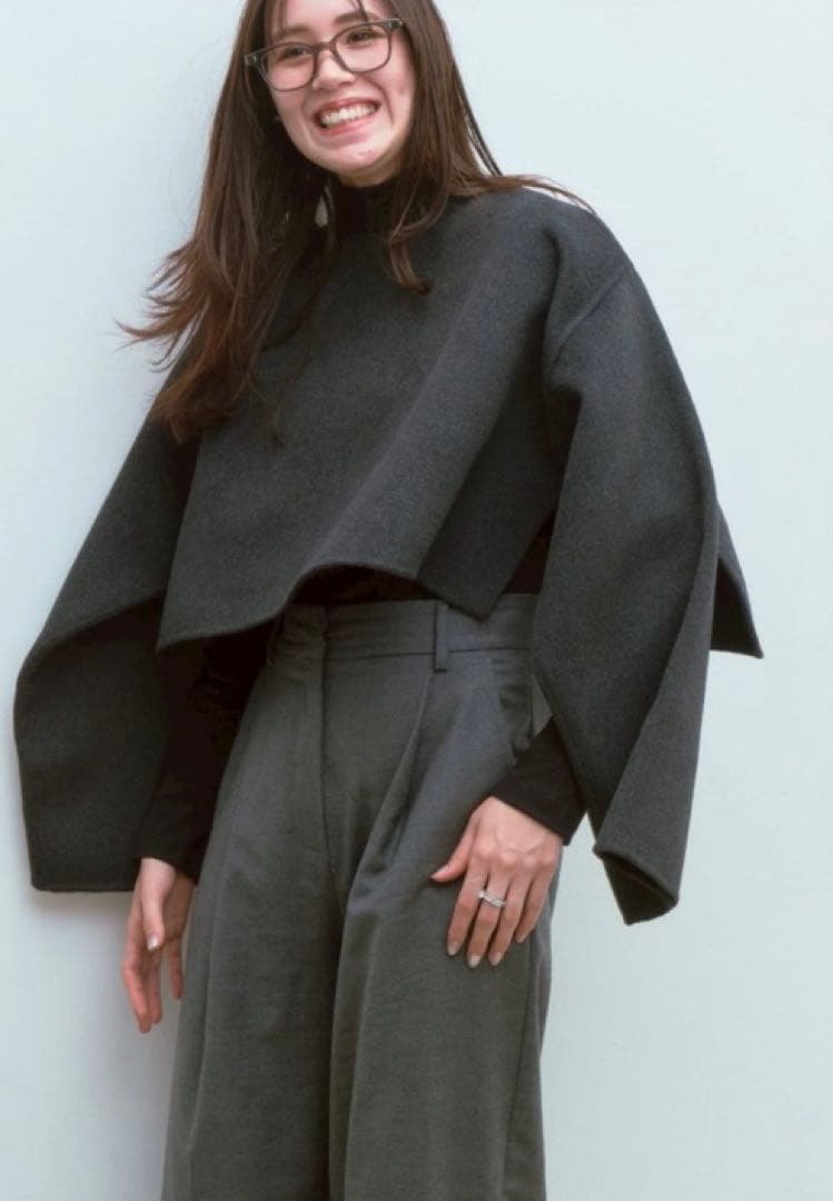 新品【decollte_accessory】wool  poncho