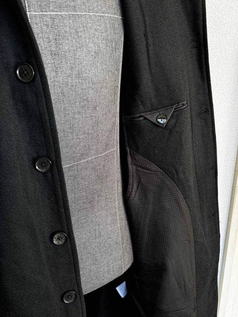 260103-12⭕️ 和装コート　ウール混　新品　紳士用　メンズ　コート　和装