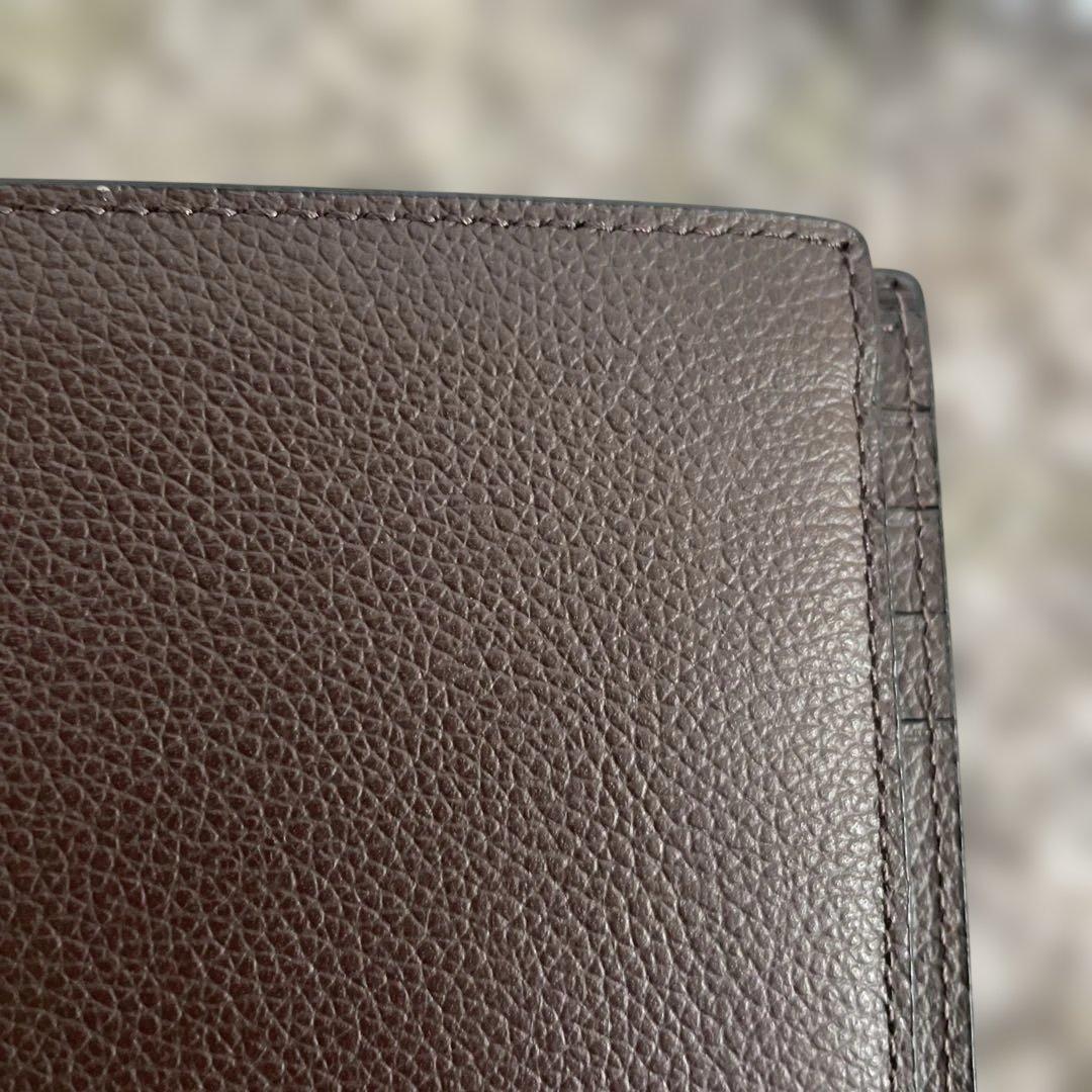 新品　定価49,500円　COACH ブラウン 二つ折り財布