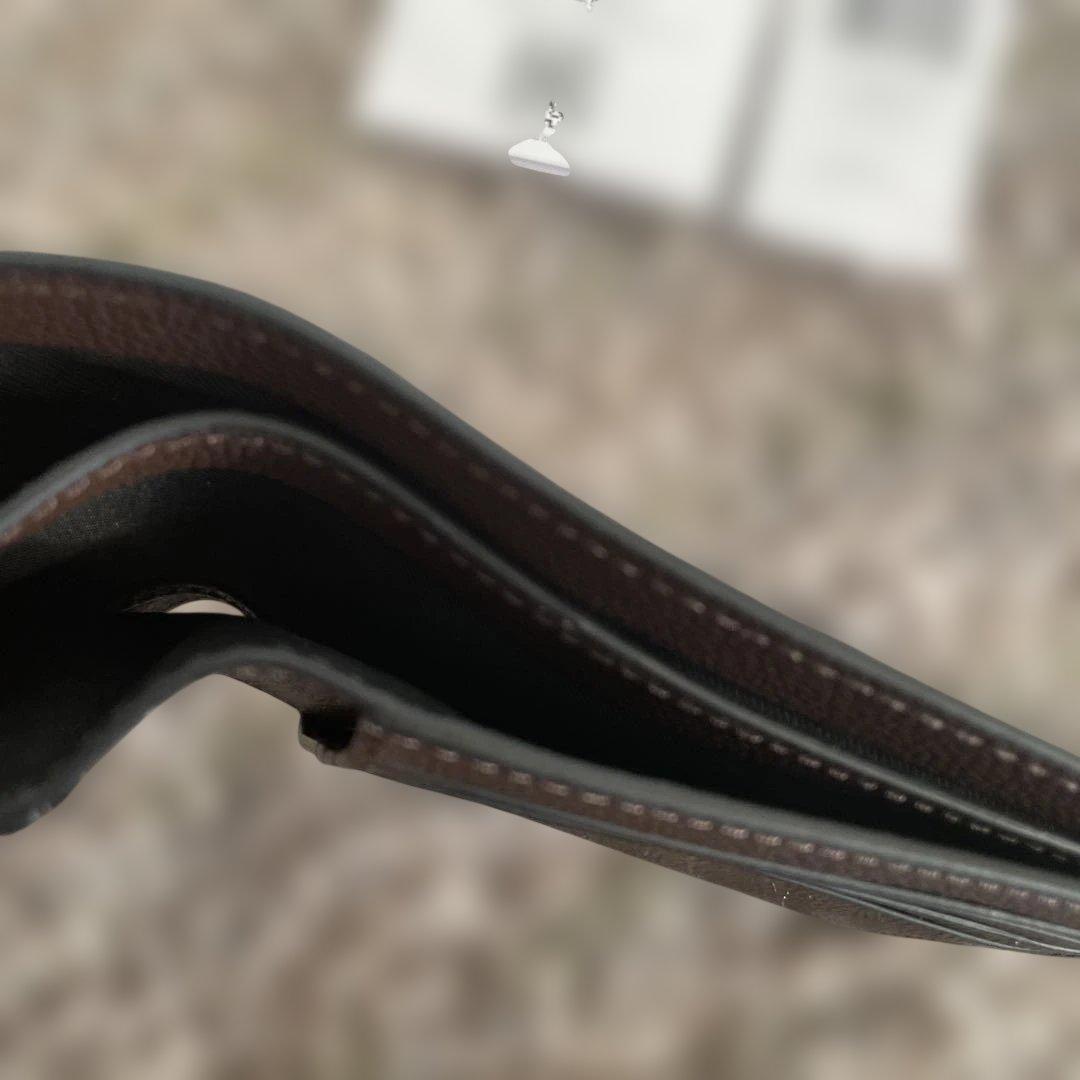 新品　定価49,500円　COACH ブラウン 二つ折り財布