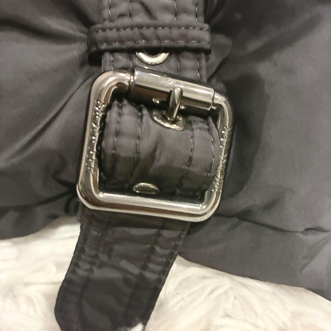 MONCLER ロング ダウンコート ファランジェール ブラックファー Aライン