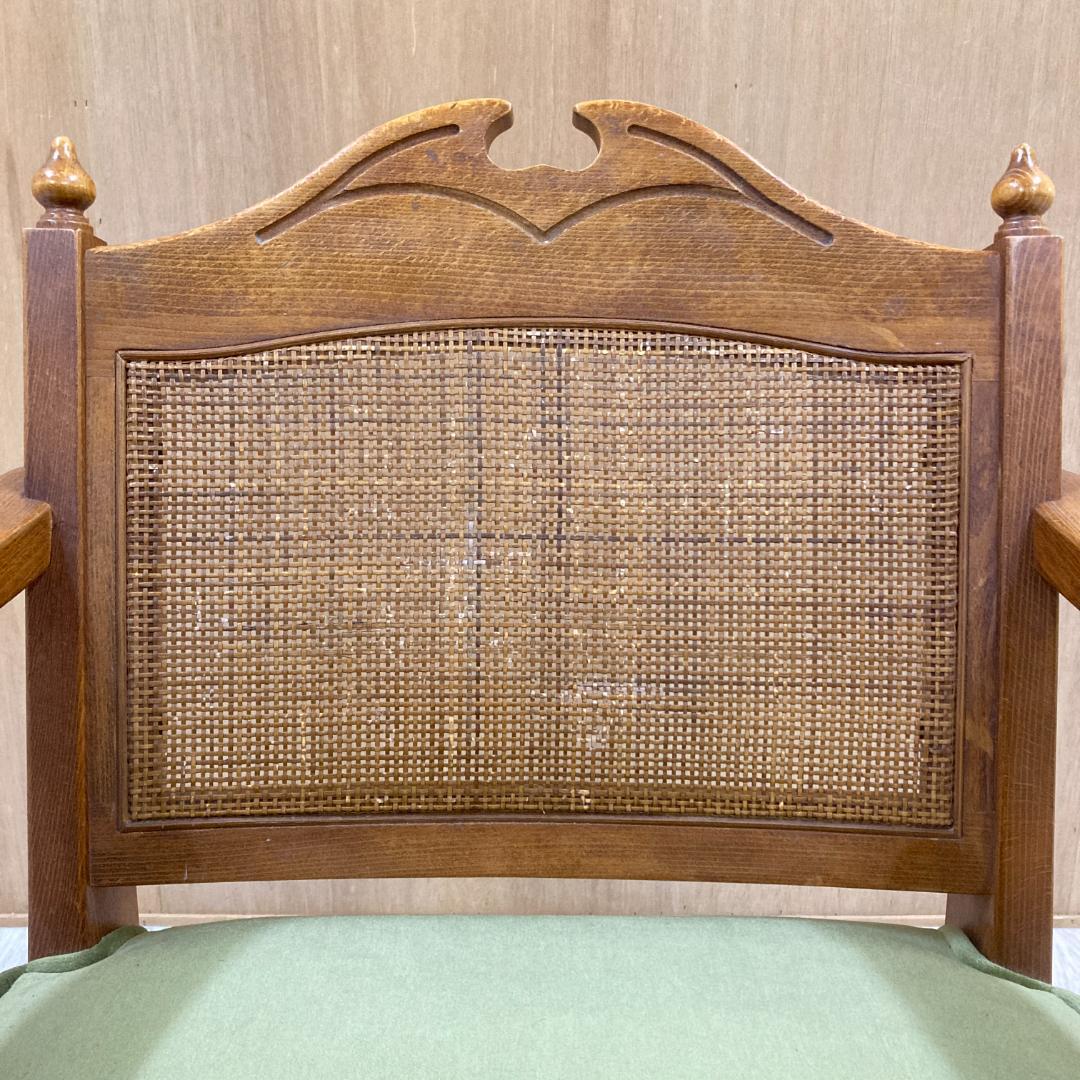 【柏木工】ダイニングチェア　アームチェア　ヴィンテージ　レトロ A