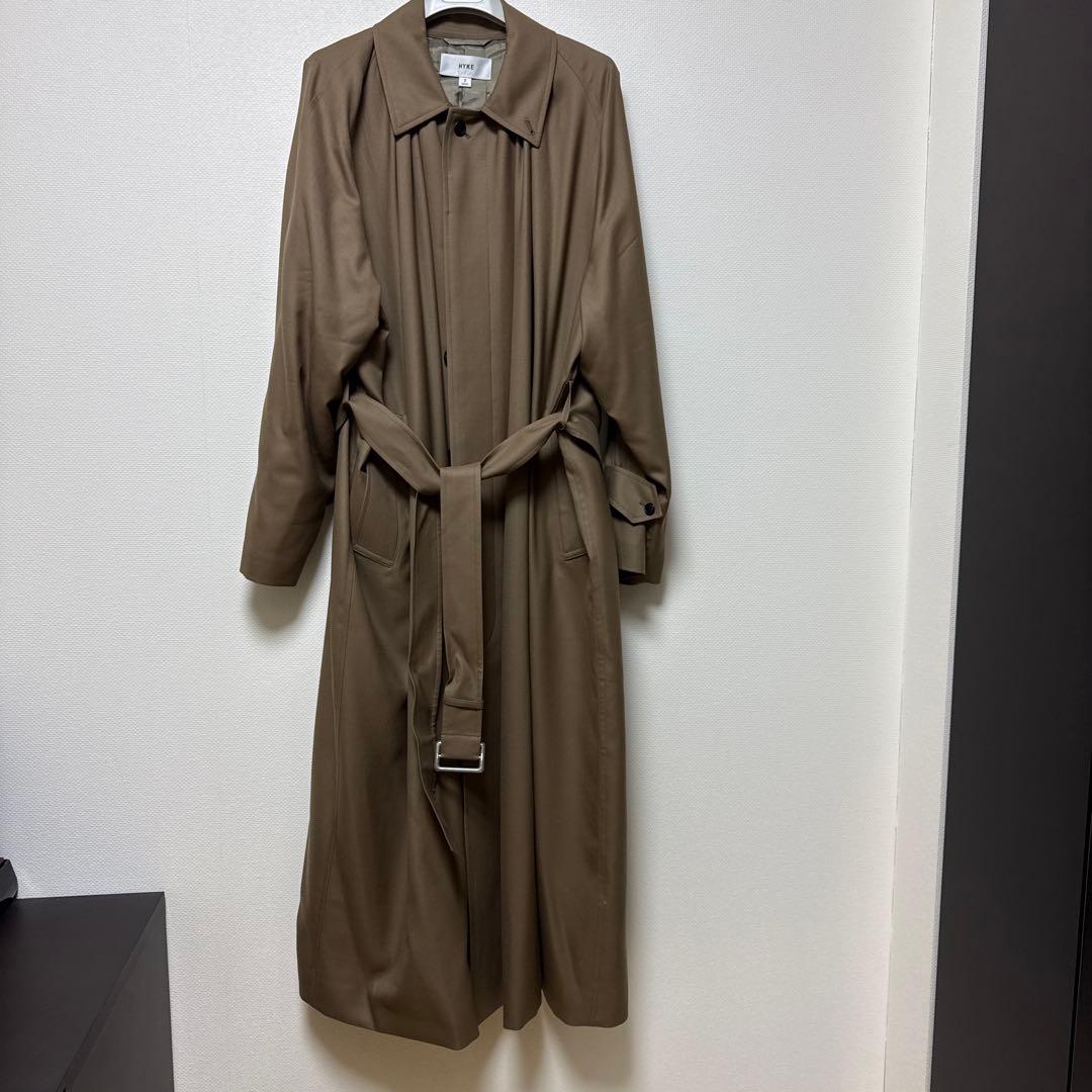 HYKE ブラウン トレンチコート サイズ2