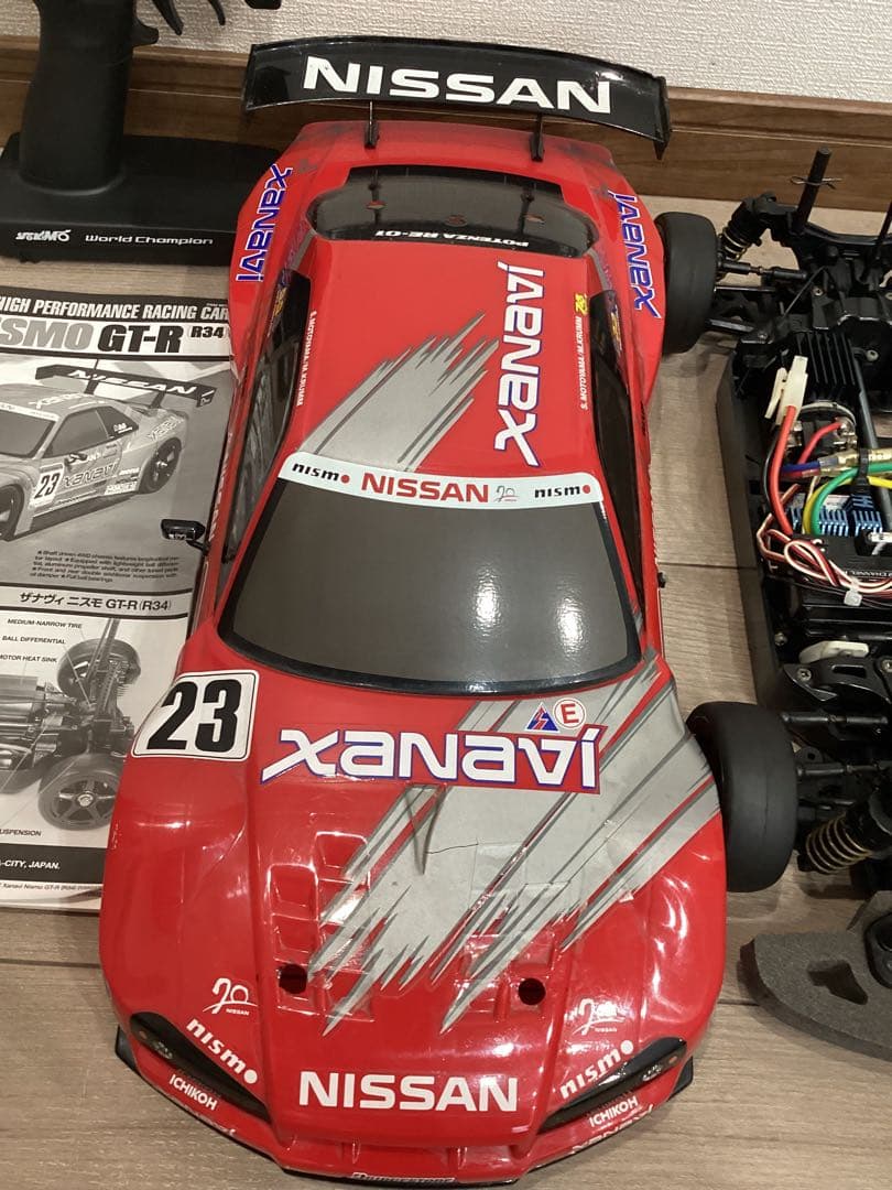 タミヤ　スカイライン　ニスモGT-R R34 TB-02シャーシ 1/10