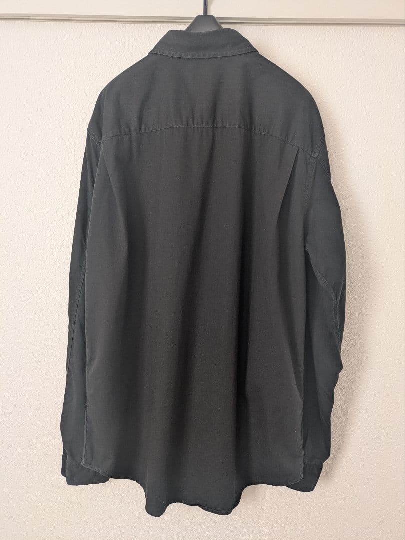 HELMUT LANG本人期 シャツ ブラック 52 ヘルムートラング