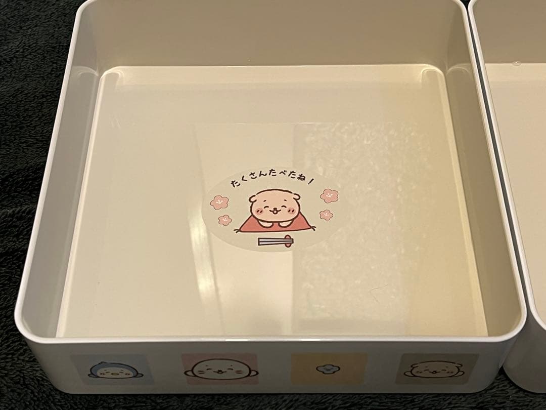 匿名配送　しろたんおせち2025 重箱／有田焼取り皿／しろたんちりめんマスコット